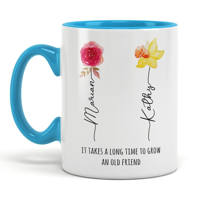 Friendship Gifts, Birthday Gifts For Friends, It Takes A long Time To Grow And Old Friend, Bestie Gifts Mug, Best Friend Birthday Gifts