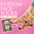 Custom Pet Photo Socks: Personalized Dog Face Gift