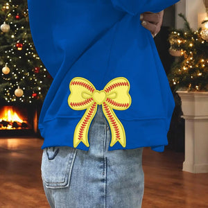 Bundle Sport Side Bow Applique Side Bow Embroidery Designs Wide Ribbon Sports Girly Bow Sweatshirt Seam Side Bow