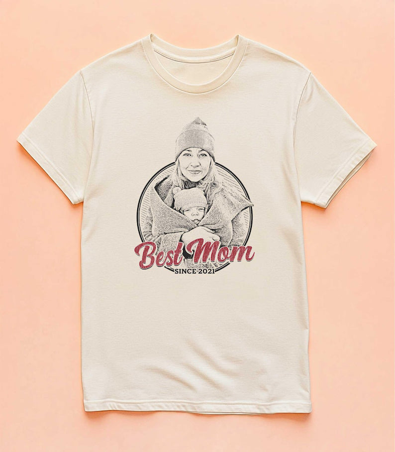 Custom Best Mom Shirt Personalized Mother's Day Gift Customizable Mom T-Shirt Funny Mom Tee Birthday Gift for Mom from Kids