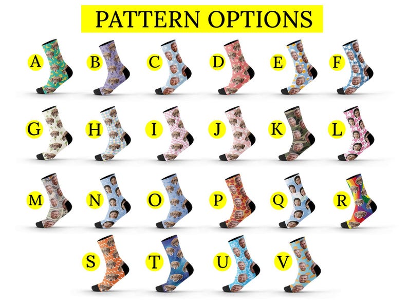 Custom Pet Photo Socks: Personalized Dog Face Gift
