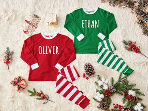 Family Christmas Pajamas, Matching Christmas Pajamas, Personalized Christmas Pajamas, Family Christmas PJs, Kids Toddler Christmas Pajama
