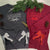 Merry Side Bow Sweatshirt, Embroidery Bow Cut-out Holiday Sweatshirt, Trendy Coquette Bow