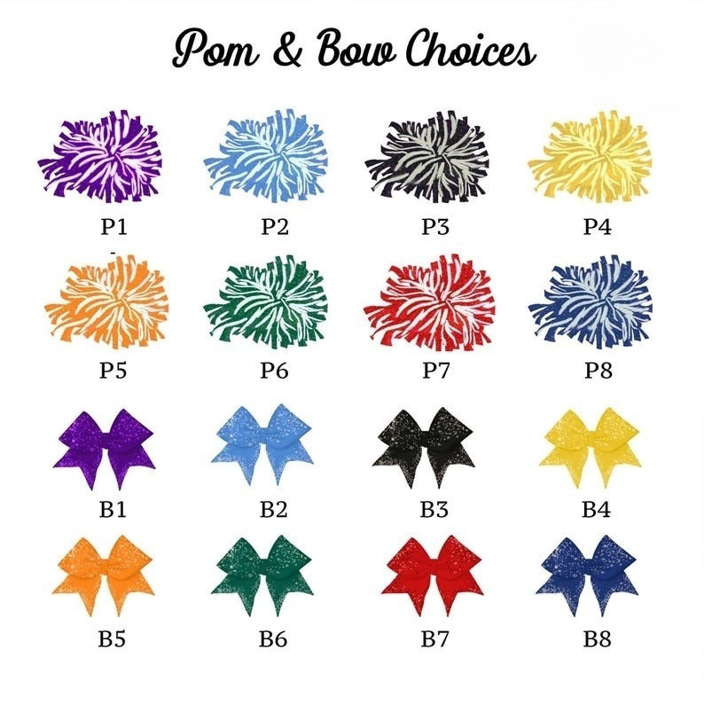 Personalized Girl Cheerleader Ornament, Custom Cheerleading Ornament, Cheer Coach Gift, Cheerleader Girl Ornament, Cheer Christmas Ornament