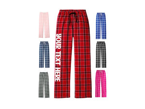 Custom Pajama Pants: Plaid Lounge Pants