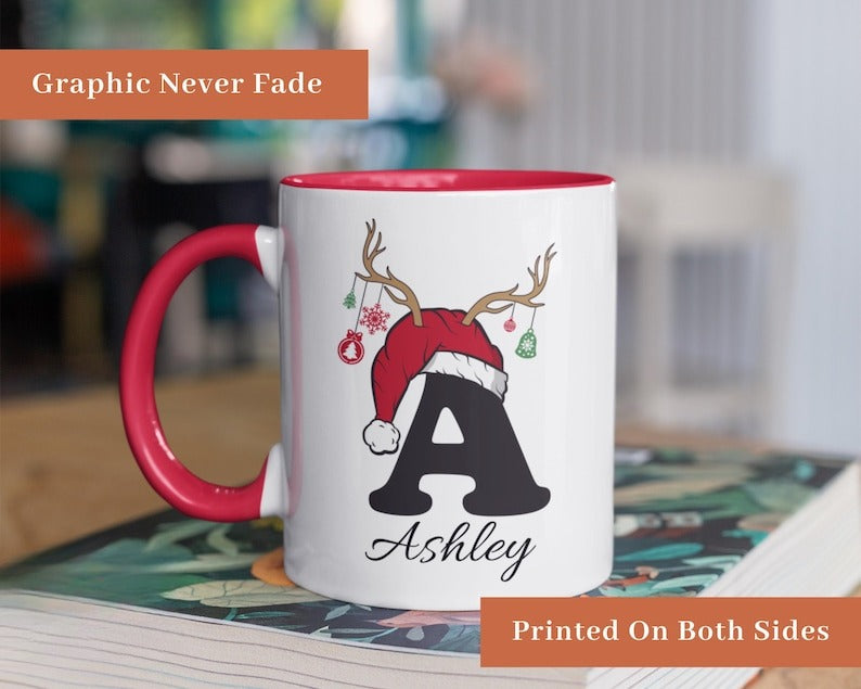 Personalized Christmas Mug, Holiday Decor, Custom Christmas, Secret Santa Gift, Xmas Present, Stocking Stuffer.
