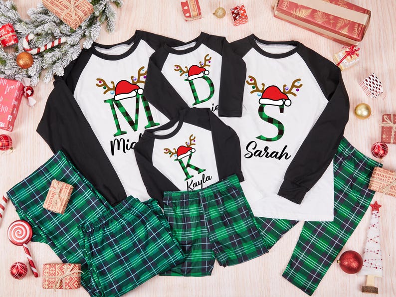 Matching Family Pajamas,Personalized Family Pajamas,Christmas Family Pajamas,Kids Christmas Pjs,Holiday Pajamas,Christmas Pajamas For Family