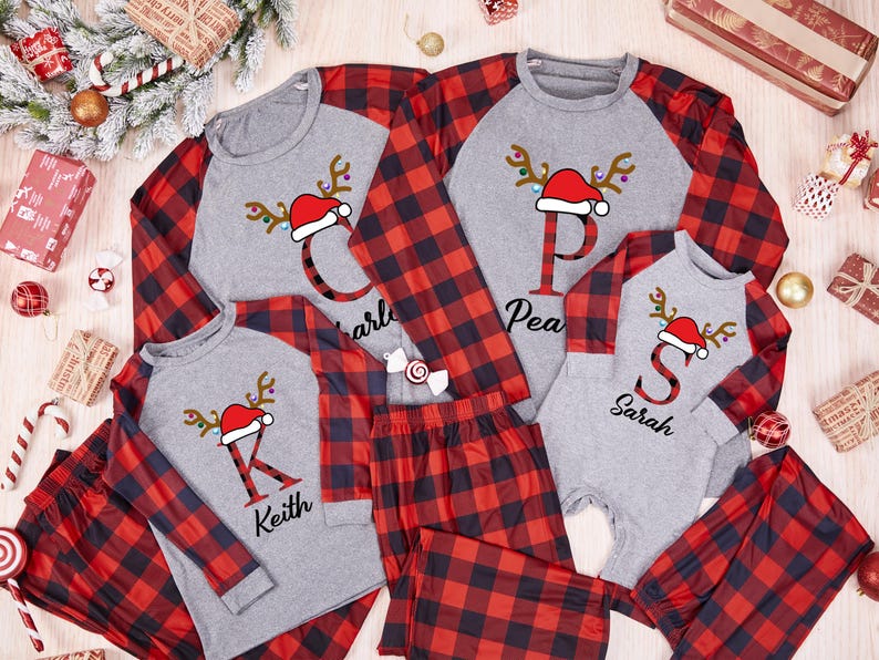 Matching Family Pajamas,Personalized Family Pajamas,Christmas Family Pajamas,Kids Christmas Pjs,Holiday Pajamas,Christmas Pajamas For Family