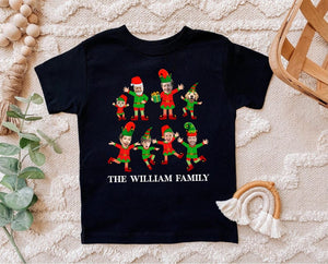 Custom Elf Family Shirt, Custom Face Elf Family Christmas Shirt, Funny Elf Family Party Shirt, Family Matching Party Shirts