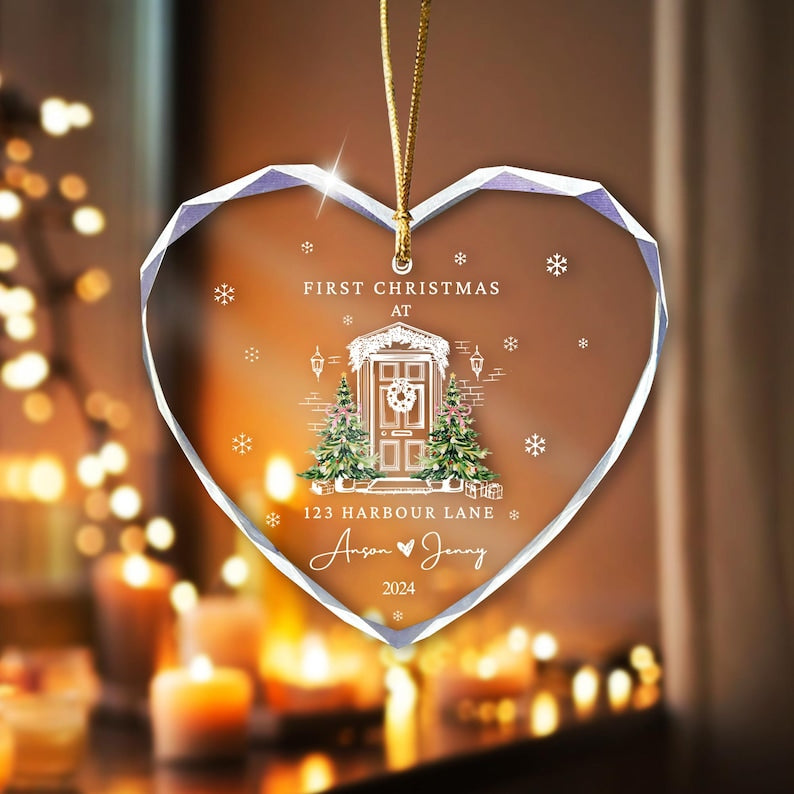 First Christmas In Our New Home Ornament, New House Christmas Ornament, Our First Home Keepsake, Housewarming Bauble Gift, First Home 2025