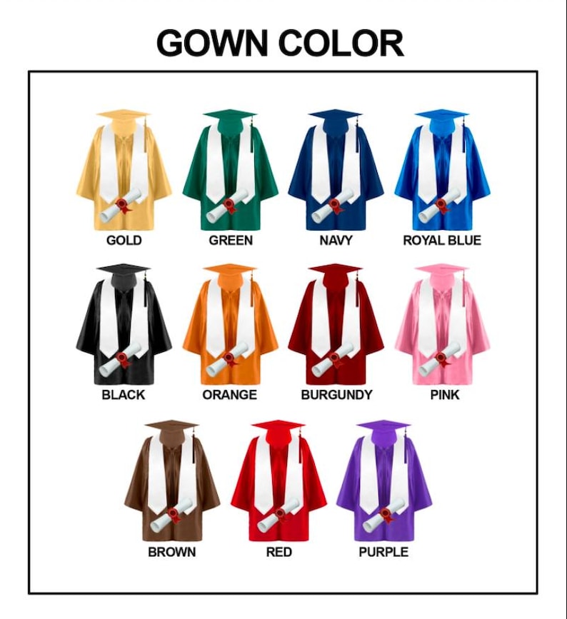 Custom Graduation Gown Ornament With School Name, Graduation Ornament, Personalized High School Graduation Tree Decor, Graduation Gifts