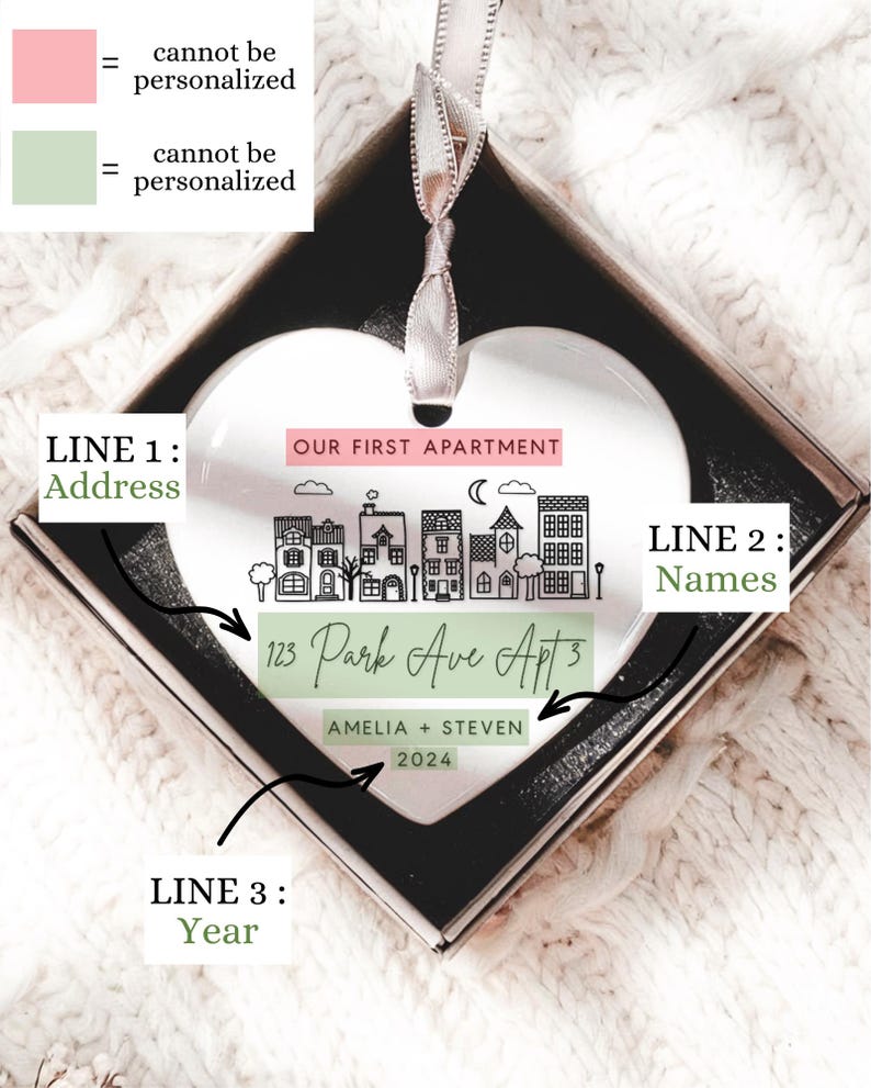 Our First Apartment - First Christmas in New Home Ornament 2025