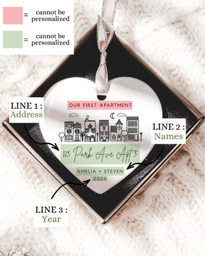 Our First Apartment - First Christmas in New Home Ornament 2025