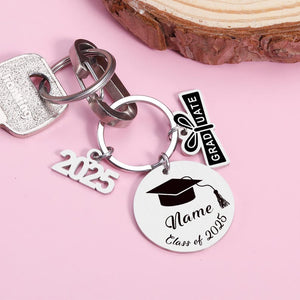 Graduation gifts Bulk, Class of 2025 Bulk, Custom Graduation Gifts, Personalized Keychain Gift, College High School Graduation Gifts