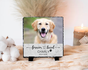 Pet Memorial Gift, Pet Memorial Stone, Rock Memorial Pet Loss Gift, Sympathy Gift , Personalized Pet Memorial, Personalized Slate Stone.