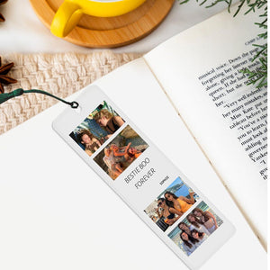 Custom Acrylic Bookmark from Your Photo, Personalized Picture Bookmark for Woman Colorful Tasse Book Accessories Gift