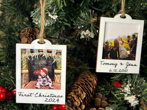 Personalized Photo Christmas Ornament, My photo on ornament, Photo Christmas gift, Upload photo for ornament, My picture on ornament