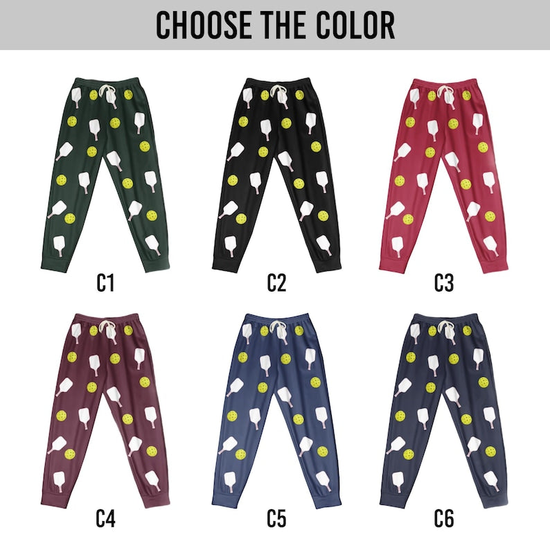 Personalized Pickleball Sweatpants, Custom Name And Number, Joggers Men Sweatpants Women Sweatpants, Pickleball Team Pickleball Lover Gift