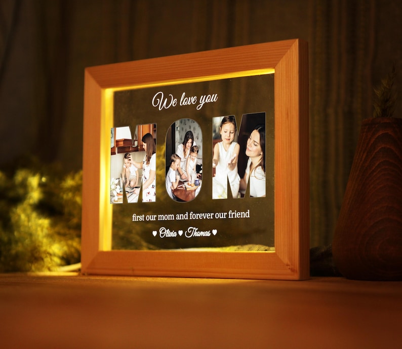 Personalized Photo Night Light for Nana - Gift for Grandma - First Grandma Gift - New Nana Gift - Nana Gift Ideas - Best Mothers Day Gift