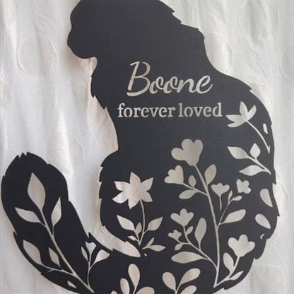 In Loving Memory of Cat Memorial Plaque Sign, Cat Cemetery Sign, Cat Passing Away Gifts, Pet Memorial Engraved Sign, Cat Garden Burial Stake