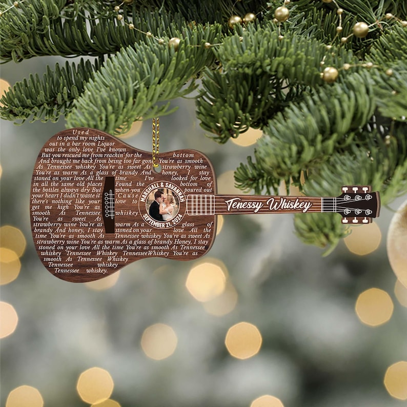 First Christmas Married Ornaments, Mr And Mrs Photo, Our First Christmas, Just Married Ornament, Wedding Couple Custom Gift