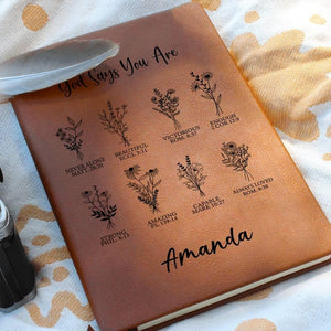 Personalized Prayer Journal, Christian Gift for Women, God Says You Are Gift, Positive Affirmations Journal, Christian Gift, Religious Gift