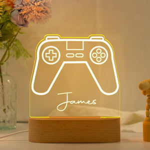 Personalized Game Console Night Light,Custom Game Console Desk Lamp,Gamer Room Decor,Gift for Gamer,Birthday Gift for Kids,Gaming Light