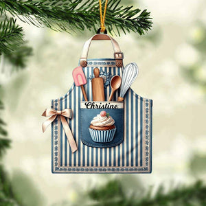 Personalized Baking Christmas Ornament, Baking Ornament, Baker Ornament, Grandma Gift, Christmas Gift For Baking Lover, Xmas Tree Hanging