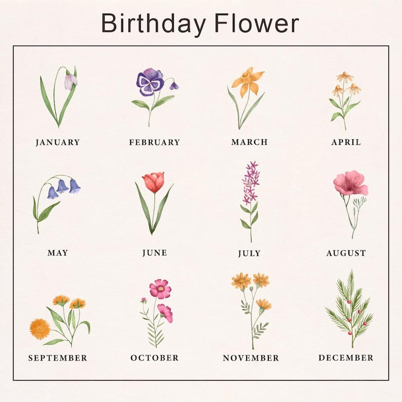 If Friends were Flowers I'd Pick You Ring Dish,Personalized Birth Flower Jewelry Dish,Floral Trinket Dish for Friend,Birthday Gift for BFF