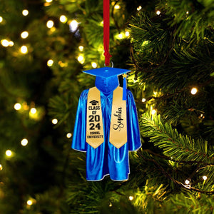 Personalized Graduation Ornament 2024, High School Graduation Gift, New Graduate Gift, Graduation Gifts For Her,Him, College Graduation Gift