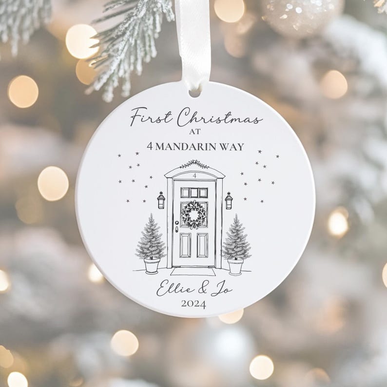 First Christmas New Home Bauble, First Christmas Tree Decoration, New House Gift Christmas, First Christmas Bauble, First Christmas Ornament