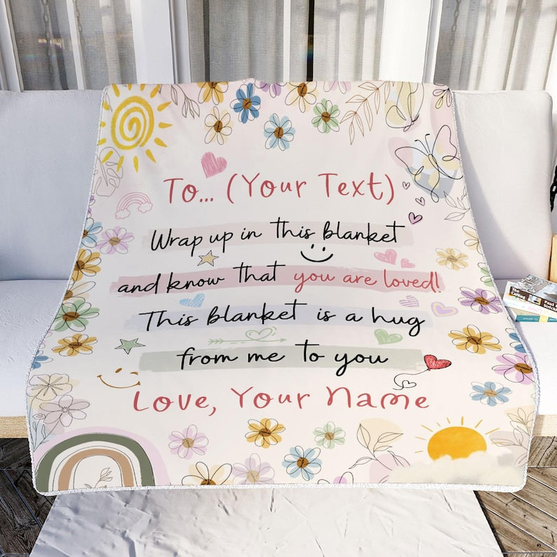 Personalized Get Well Soon Blanket, Custom Get Well Soon Blanket, Get Well Blankets For Patient, Get Well Gifts For Women Men After Surgery