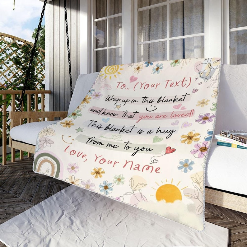 Personalized Get Well Soon Blanket, Custom Get Well Soon Blanket, Get Well Blankets For Patient, Get Well Gifts For Women Men After Surgery