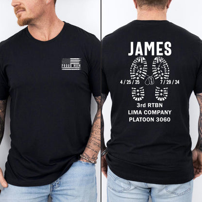Personalized Military Family Shirt, Military Graduation Shirts, Graduation Day Tee, Marine Shirt, Personalized Military Gifts