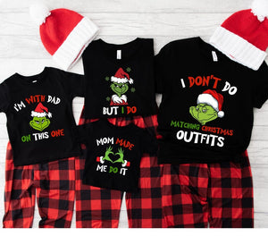 The Grinchy Christmas Family Matching Shirts, Family Men Funny shirt, I Don't Do Matching Christmas Outfits, But I Do Tee, Christmas gifts il_794xN.6409398302_35di.jpg