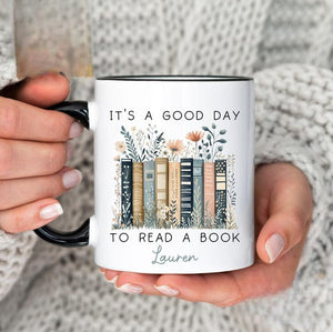 Book Mug, Bookish Mug, Book Lover Mug, Bookish Cup, Teacher Mug, Reading Mug, Coffee Mug, Personalized Mug, Cottagecore Mug, Bookworm Mug