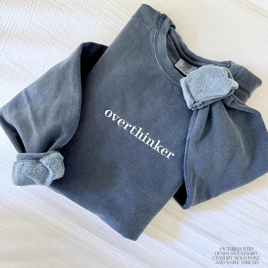 Comfort Colors Embroidered Sweatshirt, Custom Embroidery Crewneck, Custom Sweatshirt, Embroidered Crewneck, Custom Embroidered il_794xN.6413180515_lvhc.jpg