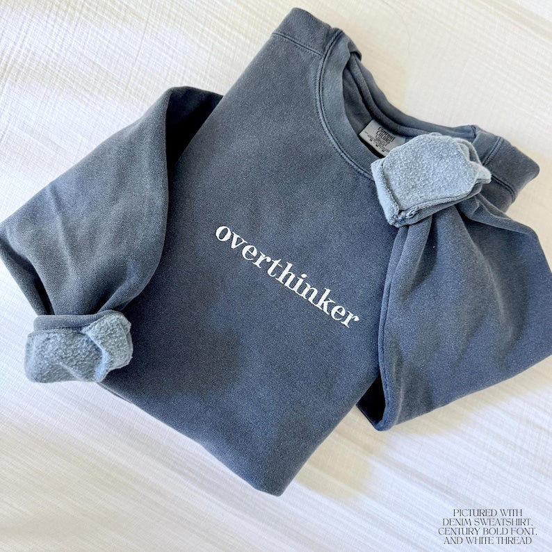 Comfort Colors Embroidered Sweatshirt, Custom Embroidery Crewneck, Custom Sweatshirt, Embroidered Crewneck, Custom Embroidered il_794xN.6413180515_lvhc.jpg