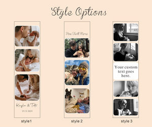 Personalised Photo Bookmark,Custom Acrylic Bookmark for Her,Picture Bookmark,Bookmark For Women,Christmas Gift,Gift For Her,Book Lovers Gift