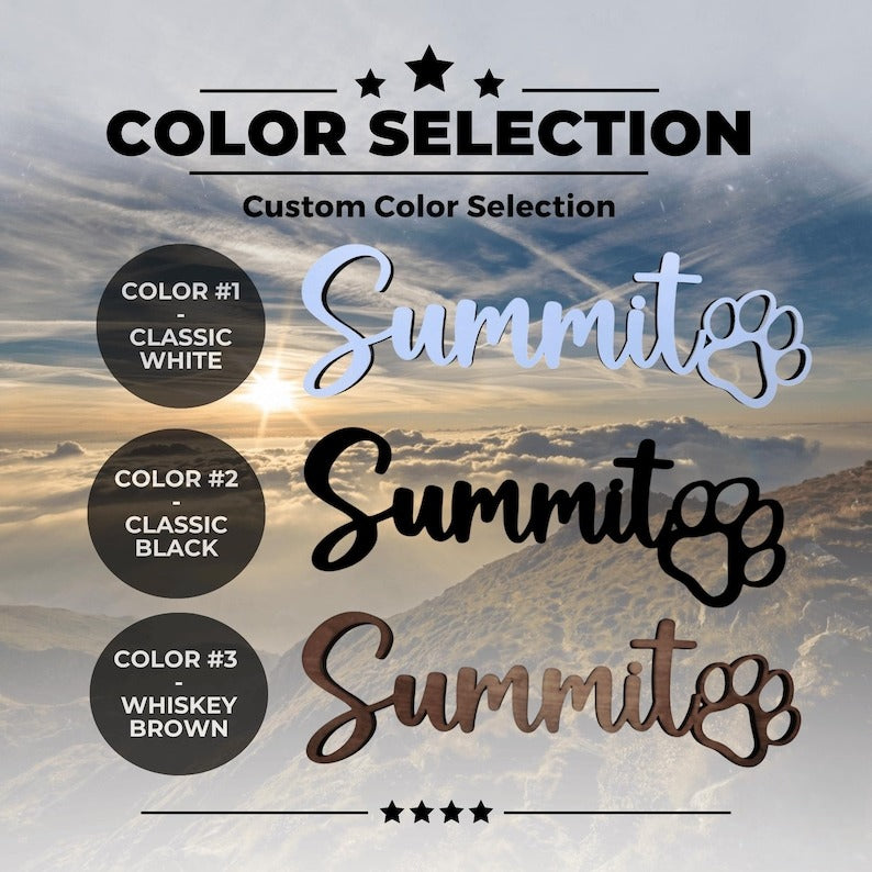 Personalized Wood Pet Name with Paw | Custom Wood Dog D cor | Dog Name Sign | Gift for Dog Mom Dog Dad | Pet Name Sign Dog Gift Signs