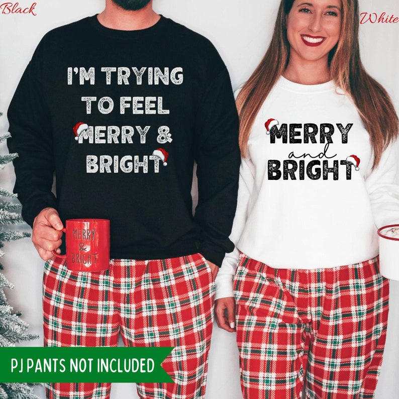 Couple Christmas Sweatshirts, Couple Matching Xmas, Xmas Couple Shirt, Funny Couples Crewneck, Couple Holiday Shirts