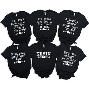 Home Alone Family Matching Christmas Shirts, Home Alone Movie Sweatshirt, Christmas Group Tee, Family Matching T-Shirt, Christmas Gift