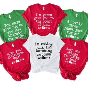 Home Alone Family Matching Christmas Shirts, Home Alone Movie Sweatshirt, Christmas Group Tee, Family Matching T-Shirt, Christmas Gift