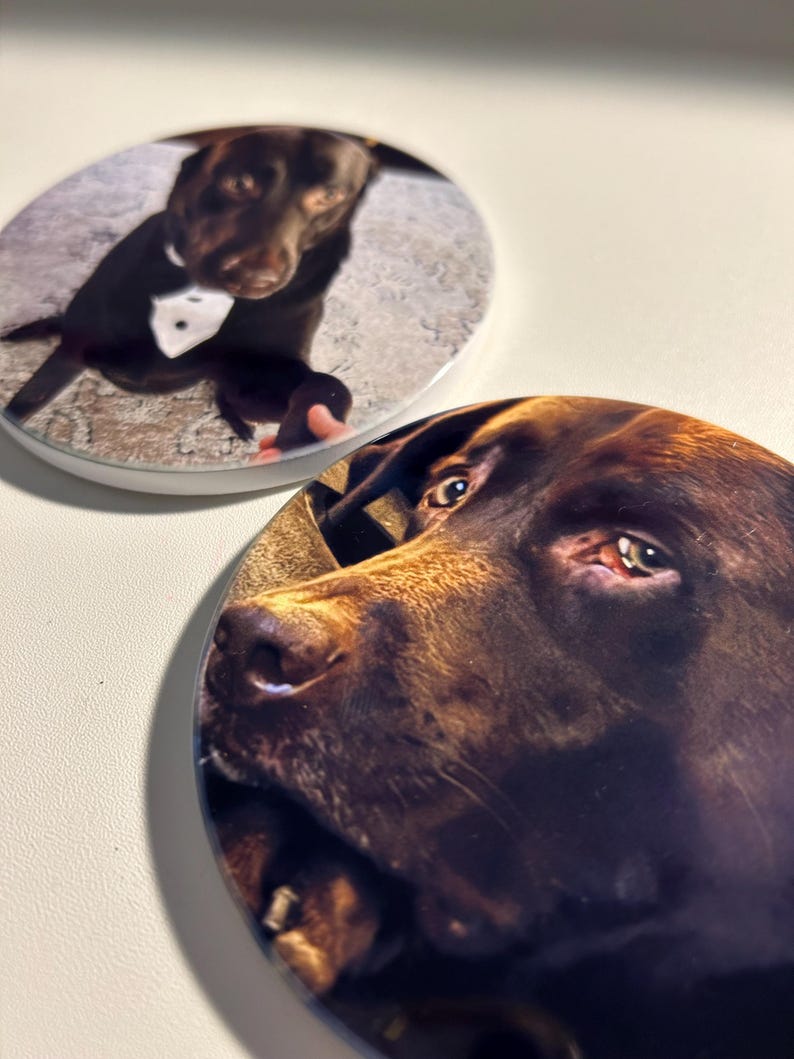 Personalized Coaster Photo Gifts Custom Coaster Customized Coasters Ceramic Round Coaster Personalized Coaster Gift Idea Custom Photo Gift