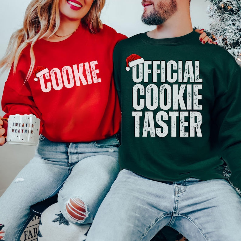 Couples Matching Sweatshirt, Funny Christmas Couples Sweater, His and Hers Pajama Shirt, Holiday Party Couples Pjs TShirt, Mr. & Mrs Gift