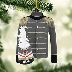Personalized Marching Band Uniform Ornament, Band Uniform Ornament, Wood Ornament, Christmas Band Ornament, Marching Band Wooded Ornament
