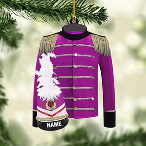Personalized Marching Band Uniform Ornament, Band Uniform Ornament, Wood Ornament, Christmas Band Ornament, Marching Band Wooded Ornament
