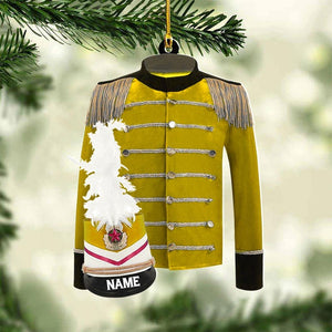 Personalized Marching Band Uniform Ornament, Band Uniform Ornament, Wood Ornament, Christmas Band Ornament, Marching Band Wooded Ornament