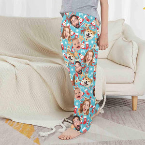 Custom Photo Pajama Pants: Personalized Family Christmas Pajamas