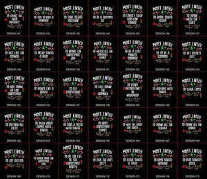 210 Quotes Most Likely To Shirts-Family Matching Christmas Shirt-Funny Christmas Family Shirt -Matching Christmas Shirt-Most likely to shirt